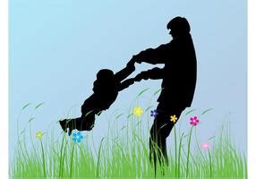 family silhouette vector file vecteezycom