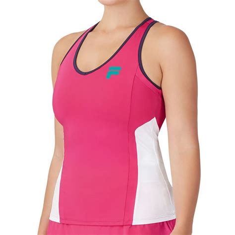 Fila Daybreak Racerback Womens Tennis Tank Pinkwhite