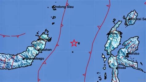 Gempa 58 Sr Di Sulut Ini Daftar Daerah Yang Merasakan Guncangan Data