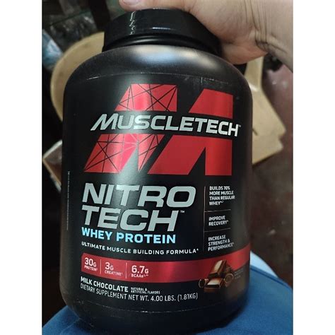 Muscletech Nitrotech Whey 4lbs Performance Series Milk Chocolate 4lbs