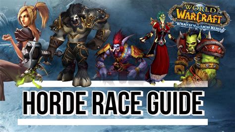 The BEST Horde Race In WOTLK YouTube