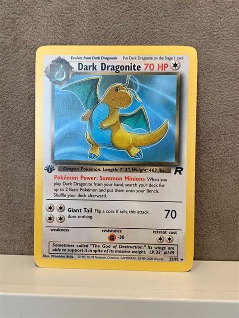 Edition Dark Dragonite Rare Eng Pokemon Team Rocket Kaufen