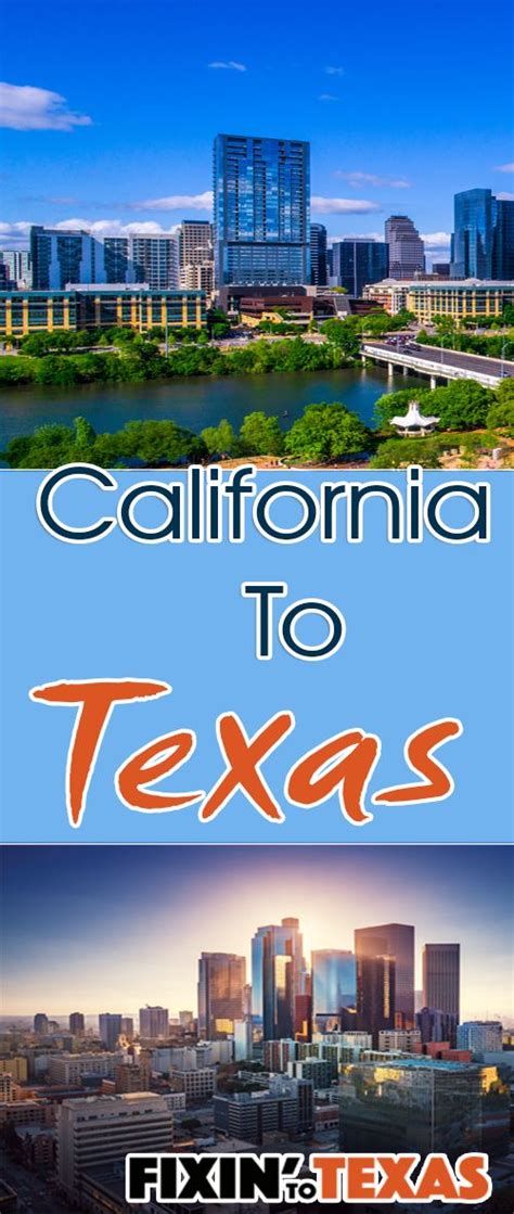 Benefits of Moving from California to Texas - Texas vs. California | Texas vs california ...