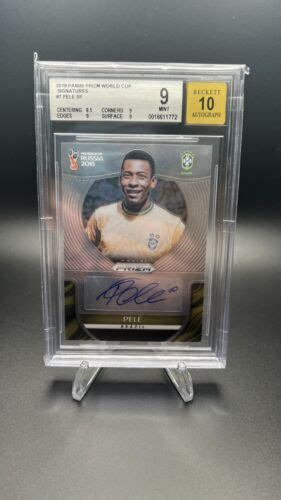 2018 Panini Prizm World Cup Signatures Pele Brazil 7 BGS Auto 10 EBay