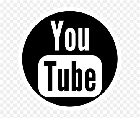 Black And White Youtube Icon At Vectorified Collection Of Black