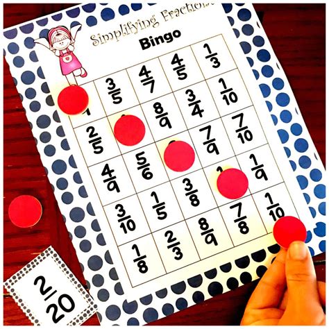 Free Printable Fraction Game For Multiplying Fractions