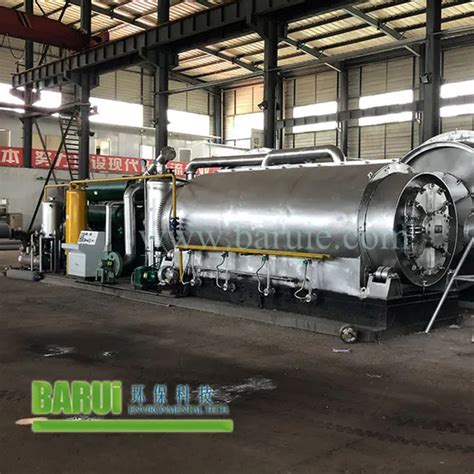 Automatic Recycling Machine Plastics Pyrolysis Plant With Skid Mounted