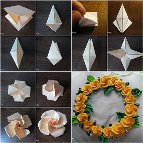 How To Diy Pretty Origami Rose Images And Photos Finder