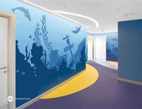 Contemporary Underwater Mural Mural Imagination Design Studios