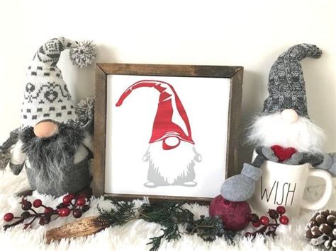 Holiday Decor // Christmas Gnome // Christmas Gnome Sign // - Etsy ...