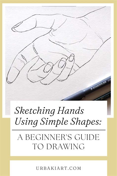 Sketching Hands Using Simple Shapes A Beginners Guide To Drawing