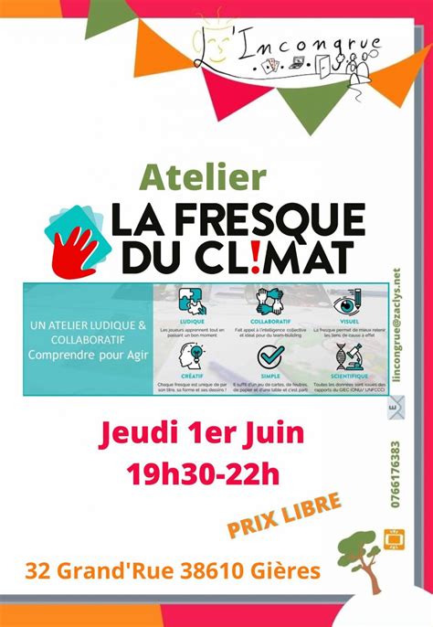 Atelier Fresque Du Climat L Incongrue