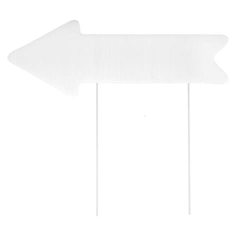 Blank Arrow Sign Plastic Writing Board Portable Sign Outdoor Signs