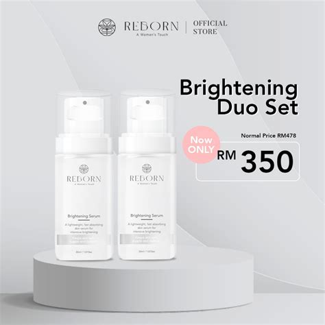 Reborn Brightening Anti Dark Serum Twin Pack Whitening And Hydrating