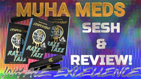 Muha Meds 1 Gram Disposable Sesh And Review Razz Tazz Hybrid Youtube