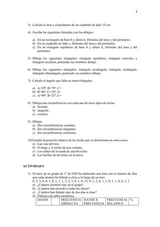 Cuaderno de ejercicios de refuerzo de 1º de eso verano 2010 PDF