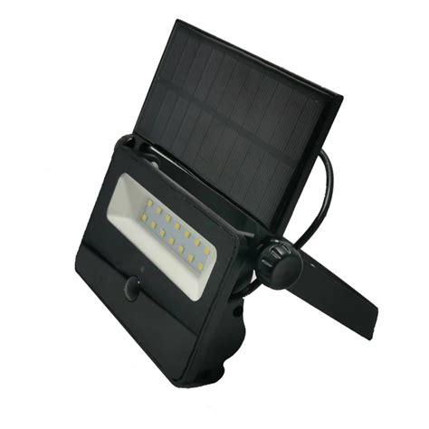 Foco Led Solar De Exterior Con Sensor Marlo W Lamparas Es