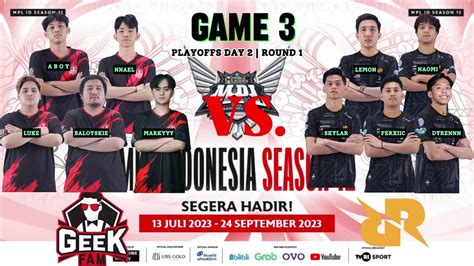 Rrq Vs Geek Fam Game Mpl Id S Playoffs Day English