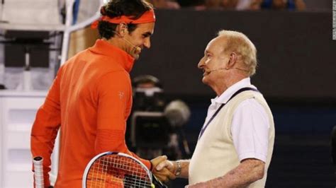 Rod Laver comparte conversación con Roger Federer antes de crear Laver Cup