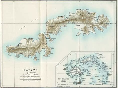 Historical Fiji Islands (1889) - MapSof.net