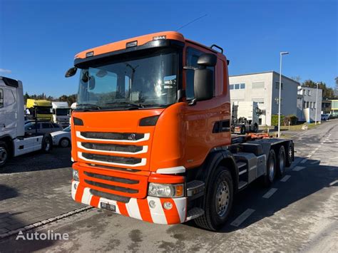 Scania G X Tridem Hook Lift Truck For Sale Switzerland