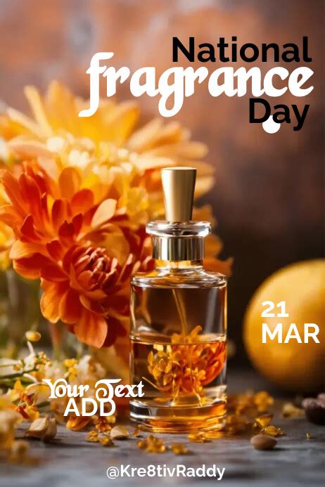 National Fragrance Day Template Postermywall