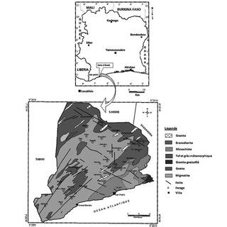 Pr Sentation De La Zone D Tude Et Carte G Ologique De La R Gion De