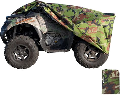 Xyzctem Waterproof Atv Cover Heavy Duty Meterial Protects 4 Wheeler From Snow Rain