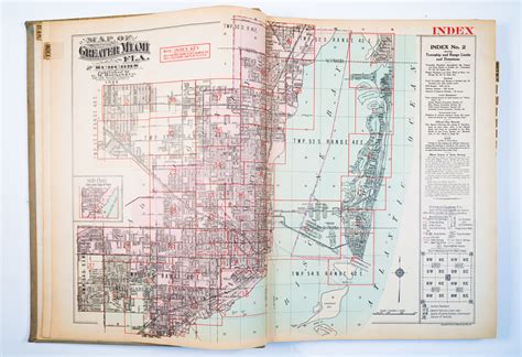 Plat Book Of Greater Miami Florida And Suburbs From Official Records