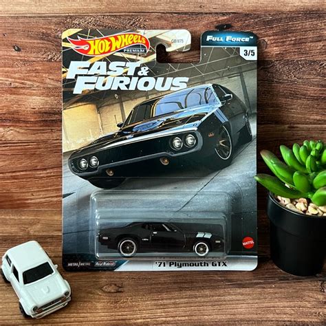 Jual Hot Wheels Fast And Furious Full Force Plymouth GTX Shopee Indonesia