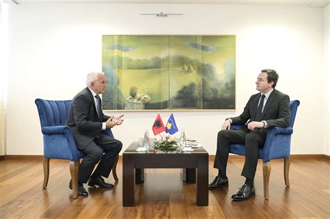 Prime Minister Kurti Hosted The Ambassador Of Albania Qemal Minxhozi