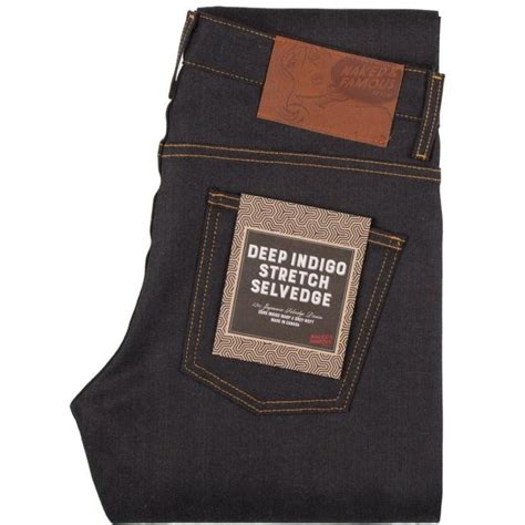 Jual Naked Famous Super Skinny Guy Deep Indigo Stretch Selvedge