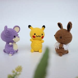 Mini Pokemon Pokemon Handmade Doll Collection Of Eeveelution Pokemon