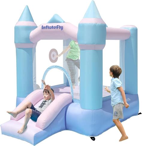 Inflatefly Bounce House With Slide For Kids Toddlers