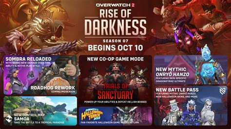 Blizzard reveals Overwatch 2 Season 7 Rise of Darkness trailer | esports.gg