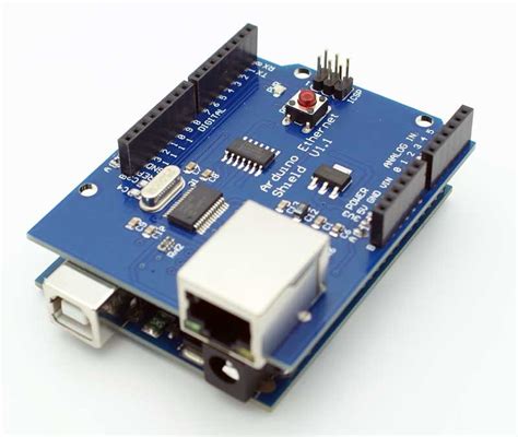 Arduino Shield Ethernet Enc28j60 Rj45 Lan Observador De Red 325 00