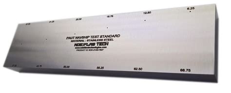 Digital Stainless Steel Navships Test Ndt Calibration Blocks In