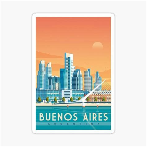 Pegatinas Argentina Stickers Buenos Aires Vinyl Decal Stickers