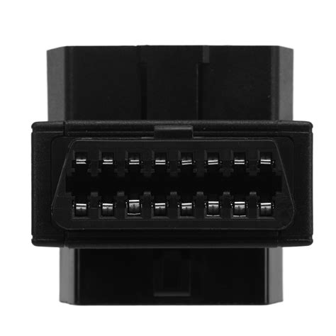 Obd2 Adapter 16 Pin Male To 2 Female Plug And Play Splitter Connector For Diagnostic Extender