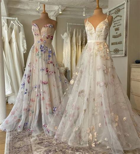 White Lace And Butterflies In 2024 Wedding Dresses Whimsical Flowery