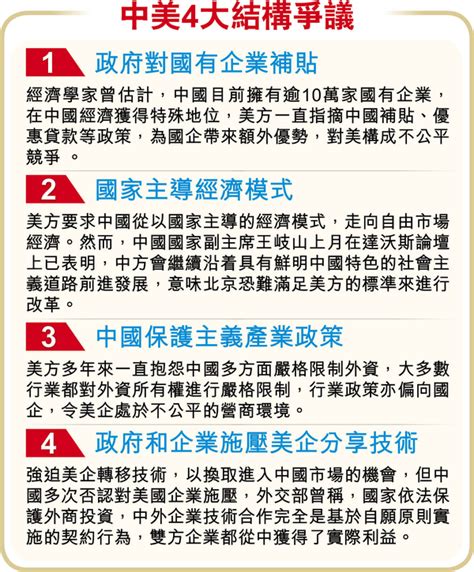 中美高層今談判 料商落實機制 特：可延死綫 或再晤習近平 香港經濟日報 報章 中國 D190214