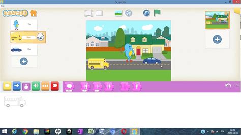 Scratch Jr Gra Przeprowadź Fasolkę Przez Ulicę Youtube