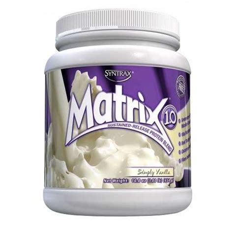 Matrix 1.0, матрикс протеин, производитель Syntrax, упаковка банка, вес ...