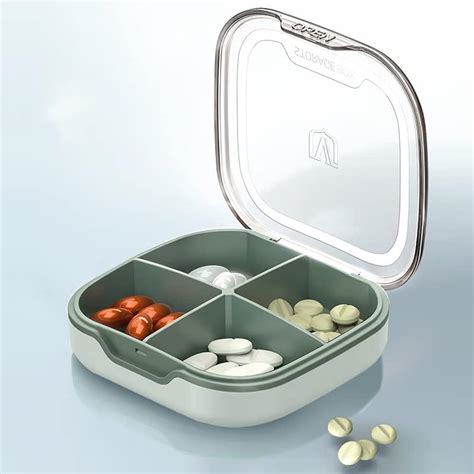 Amazon Glosen Pill Organizer Travel Pill Box Small Pill Case For