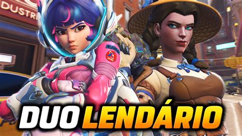 O Duo Lend Rio Voltou Para As Ranqueadas Do Overwatch Youtube