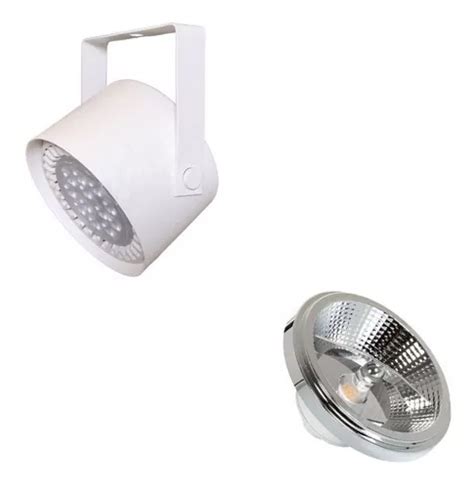 Cañon Spot Ar111 Led Porfesional Vidrieras Móvil Dimerizable