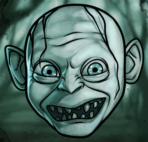 Gollum Drawing at PaintingValley.com | Explore collection of Gollum Drawing