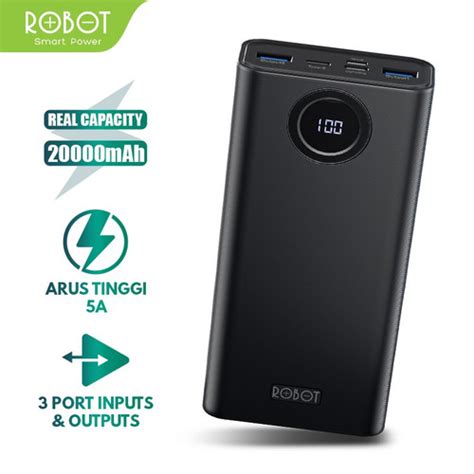 Jual Powerbank Robot Mah Rt Quick Charging Powerbank Port