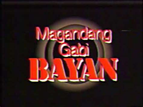 Magandang Gabi Bayan Opening Bumper Fanmade Youtube