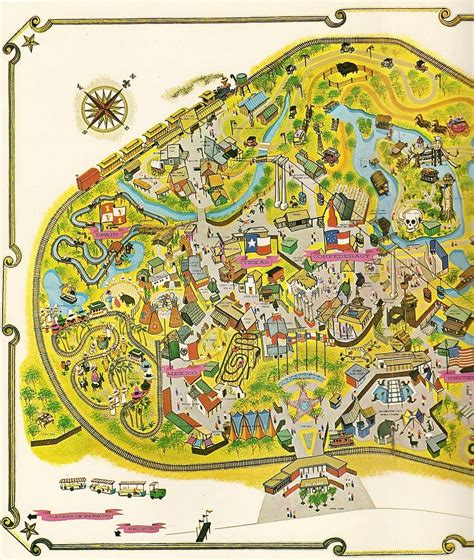 A Journey Through Time Exploring The Map Of Six Flags Over Texas Map Of China Korean Peninsula